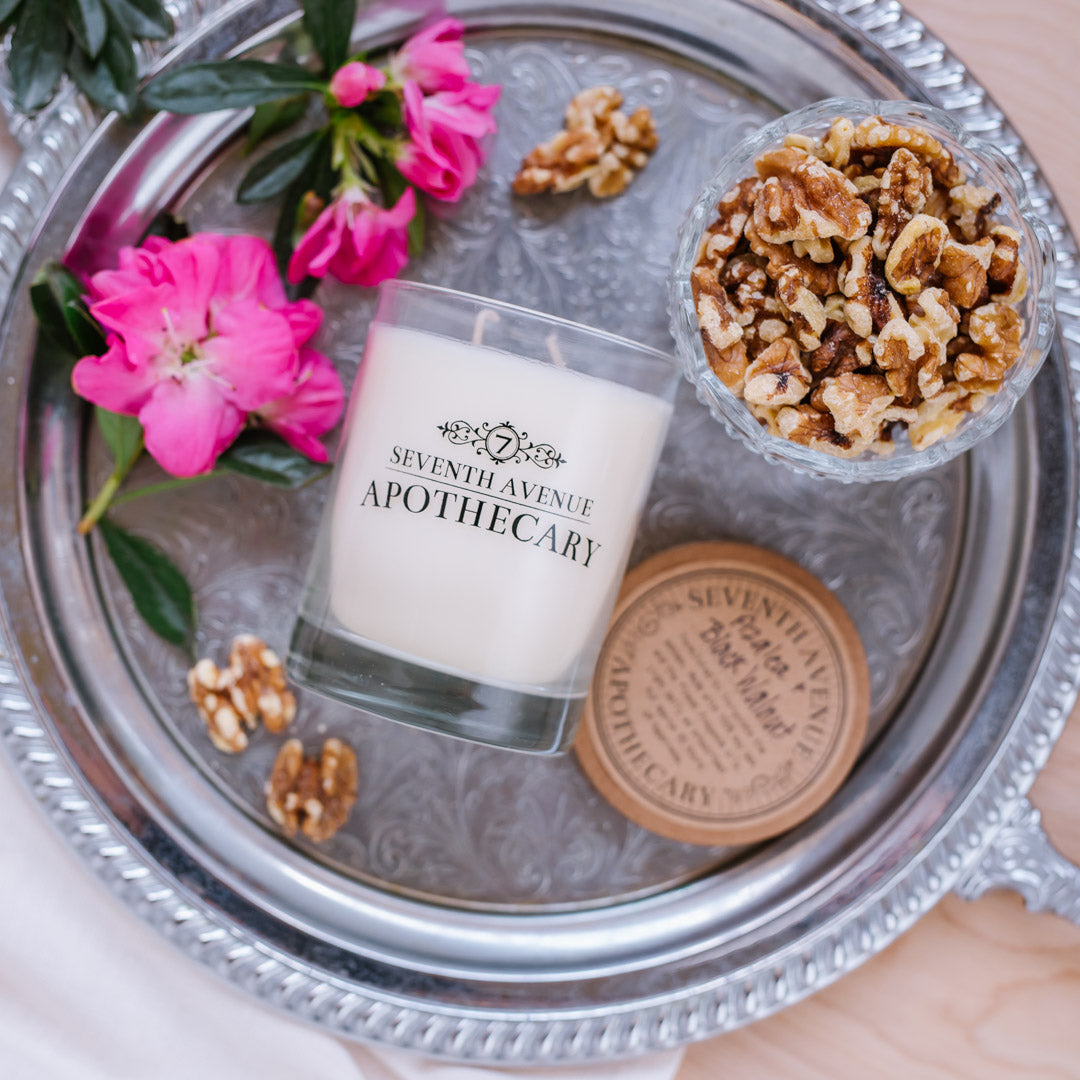 Azalea + Black Walnut - Signature Glass Candle