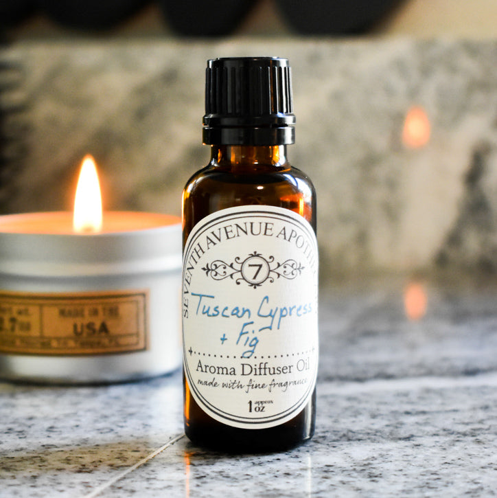Tuscan Cypress + Fig - Aroma Diffuser Oil