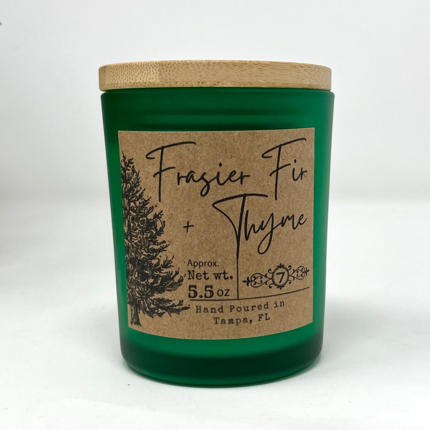 Frasier Fir + Thyme - Ember Eclipse Glass Candle