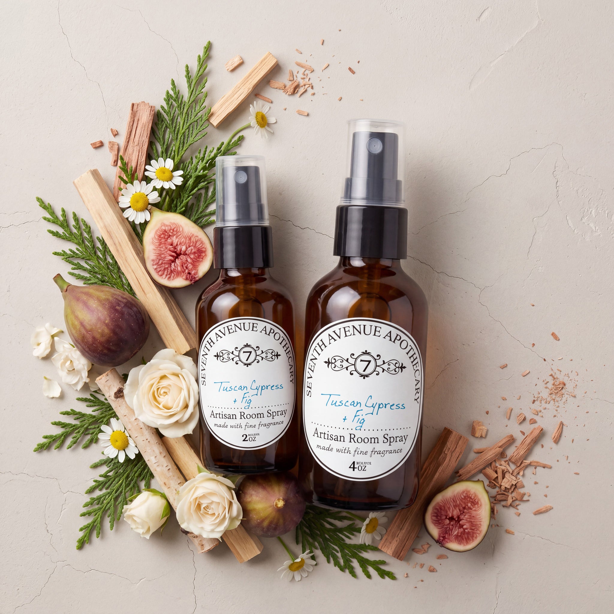 Tuscan Cypress + Fig - Artisan Room Spray – Seventh Avenue Apothecary