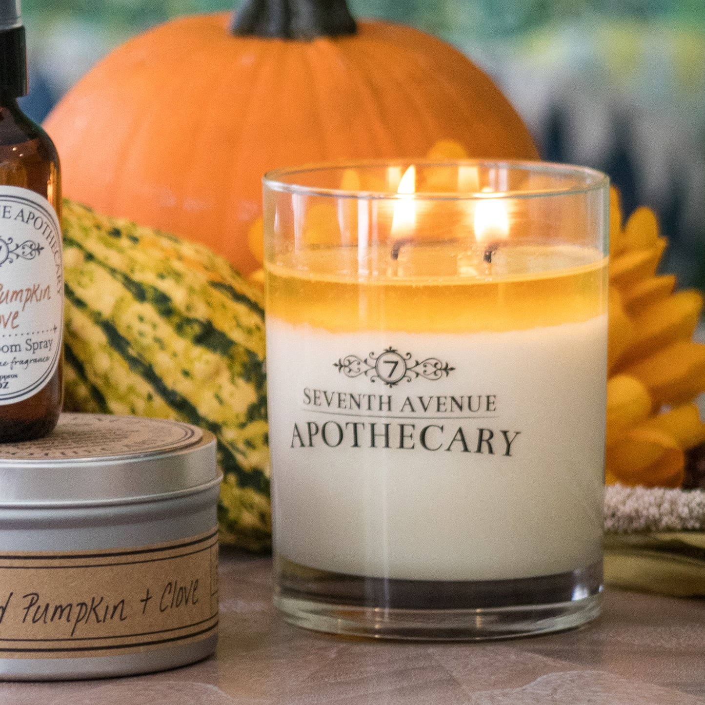 pumpkin clove candle