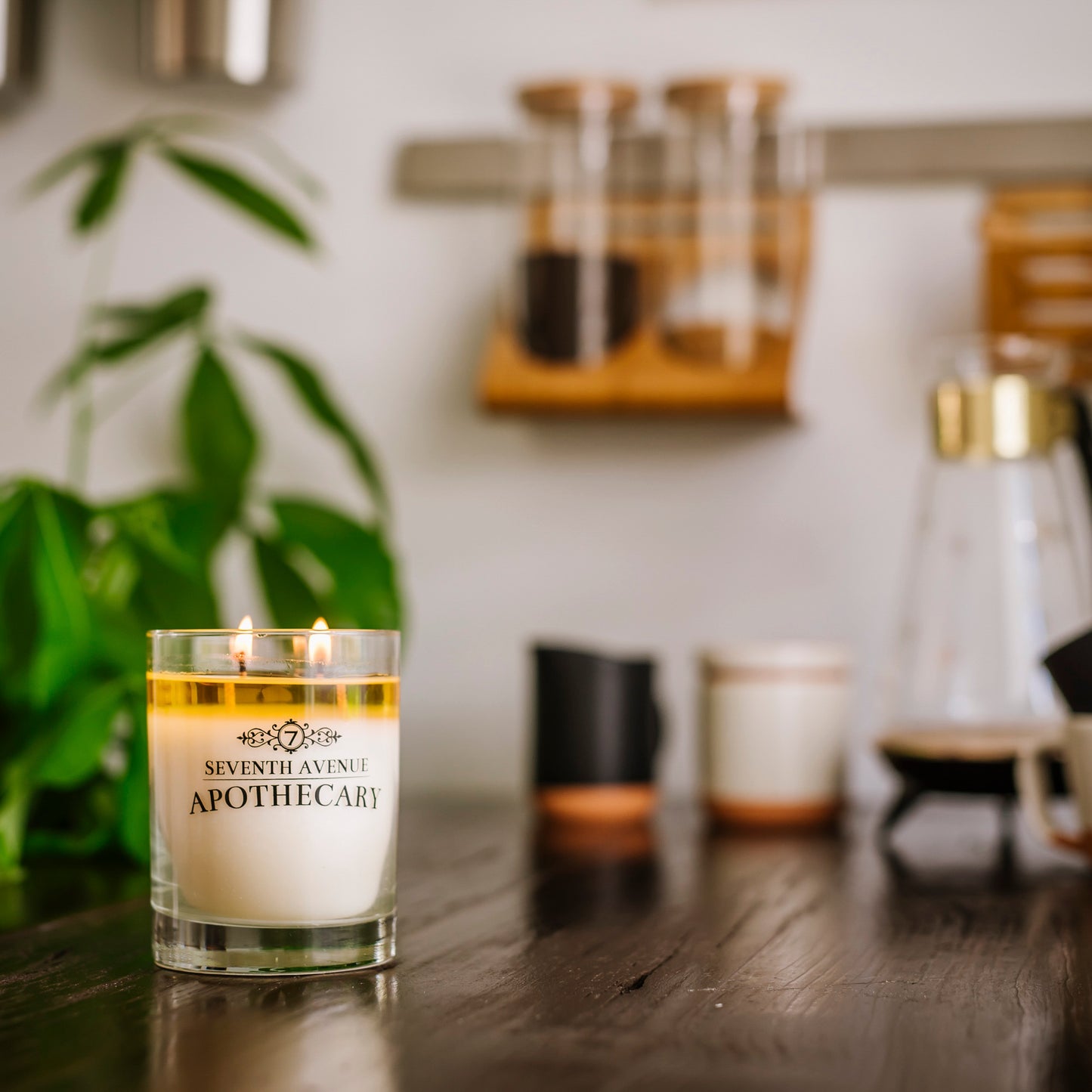 Espresso + Dark Chocolate - Signature Glass Candle