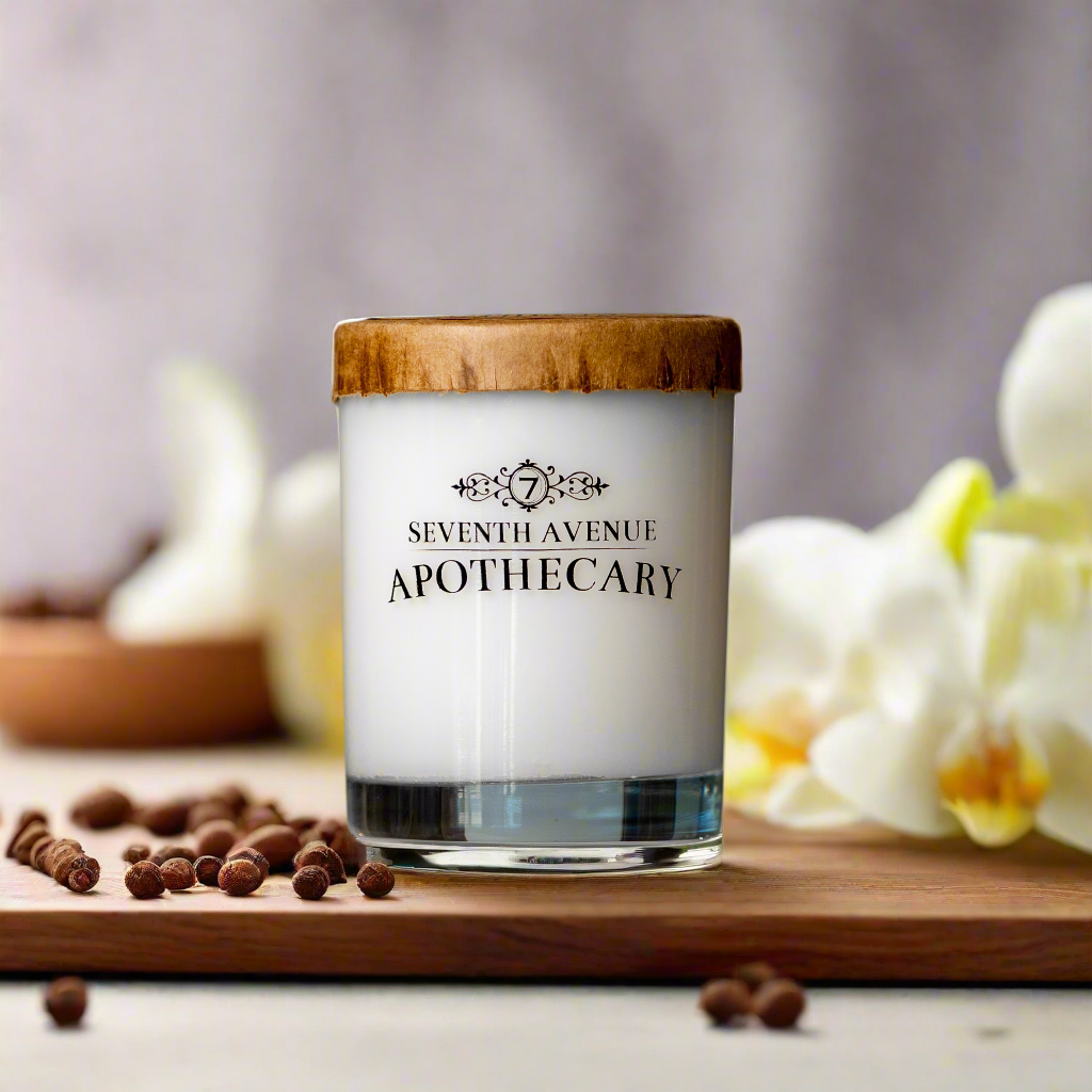 Moroccan Santal + Vanilla - Signature Glass Candle