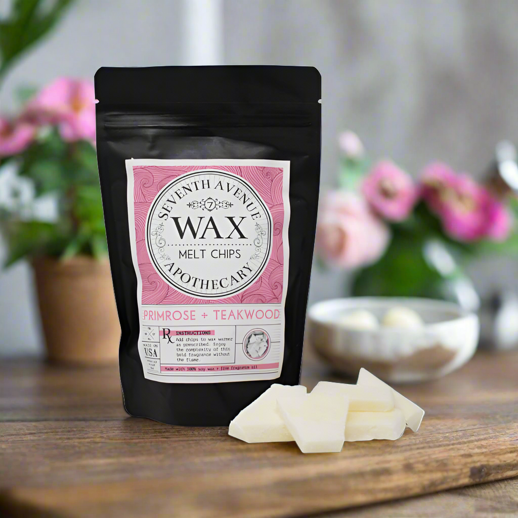 Primrose + Teakwood - Wax Melt Chips