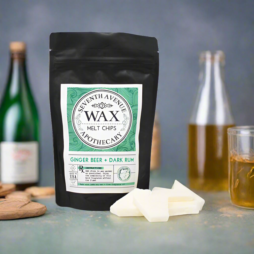 Ginger Beer + Dark Rum - - Wax Melt Chips