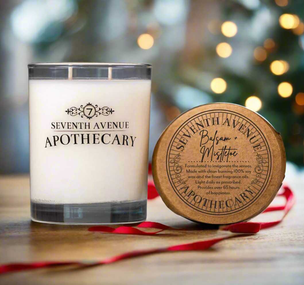 Balsam + Mistletoe - Signature Glass Candle