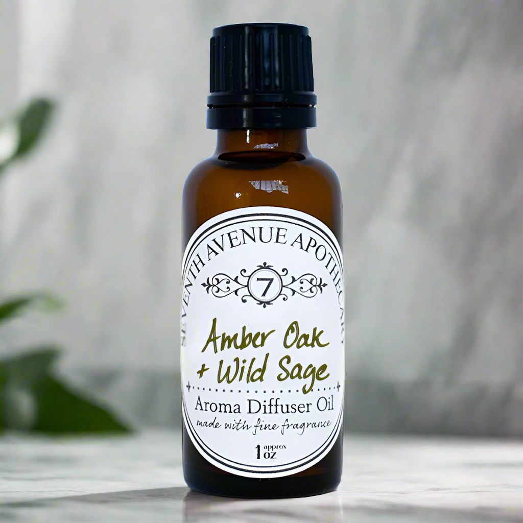 Amber Oak + Wild Sage - Aroma Diffuser Oil