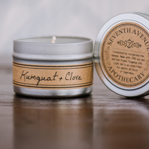 Kumquat + Clove - Mini Tin Candle
