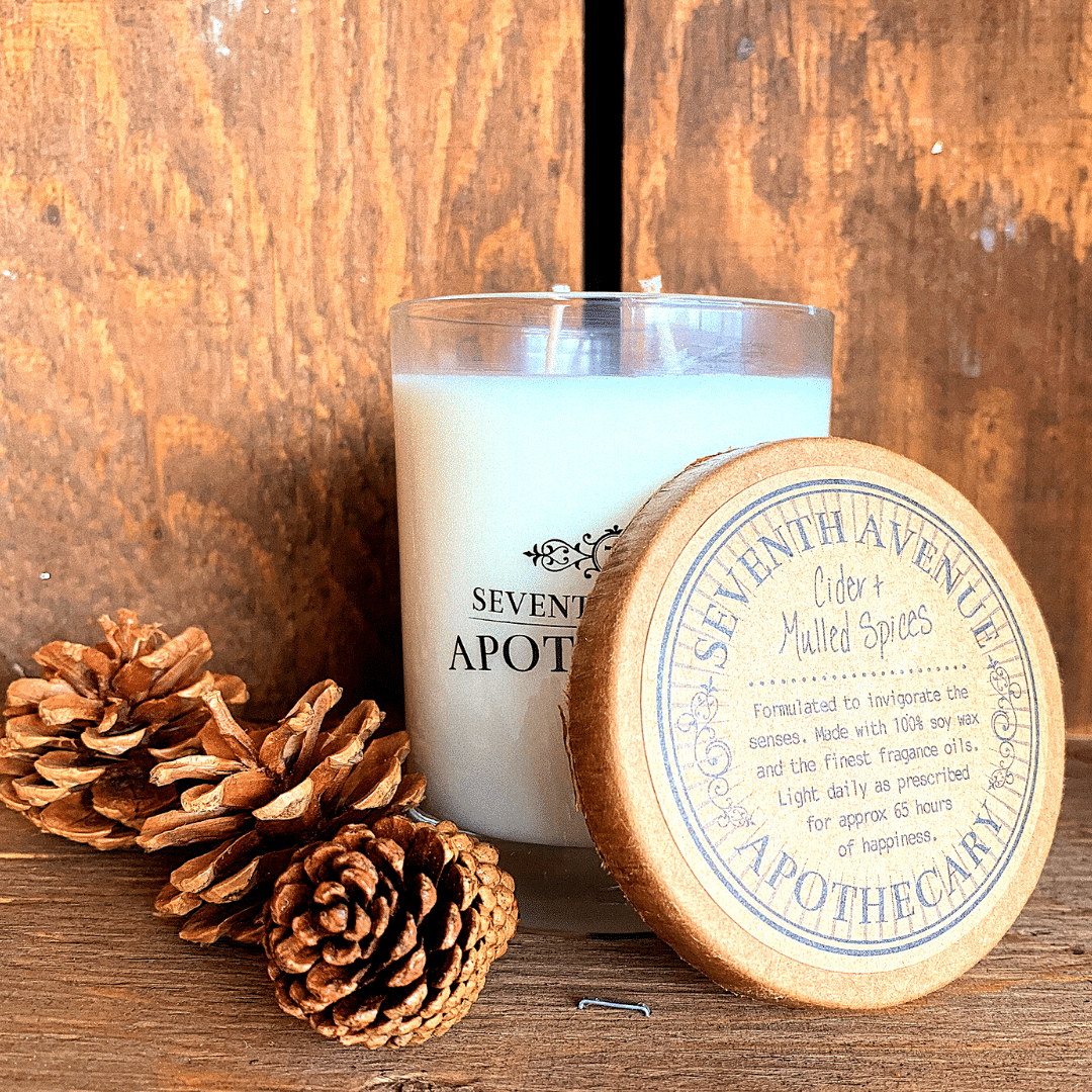 Cider + Mulled Spices - Signature Glass Candle