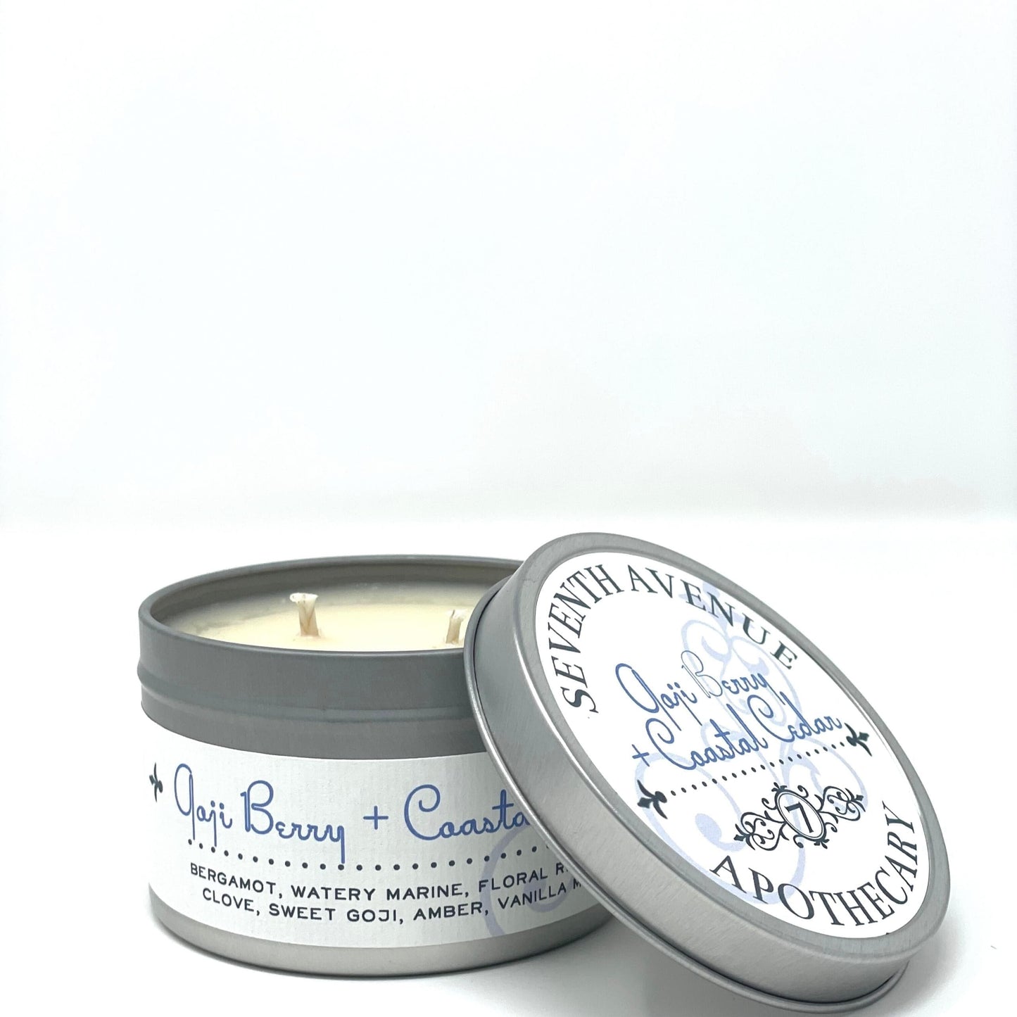 Goji Berry + Coastal Cedar - Travel Tin Candle