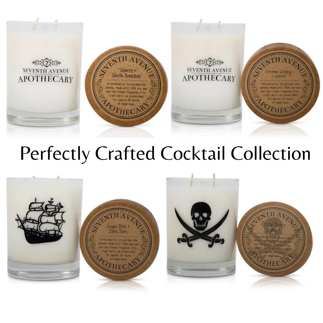 Perfectly Crafted Cocktail Soy Wax Candles 4 Pack – Seventh Avenue