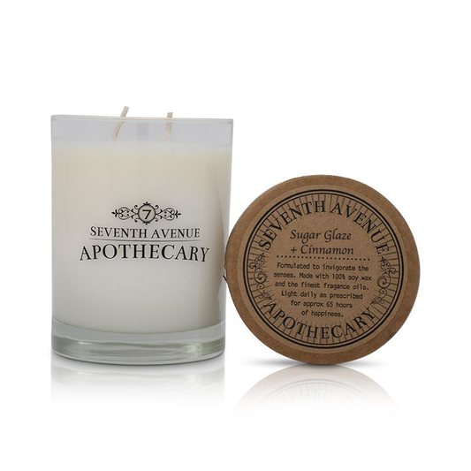 Sugar Glaze + Cinnamon - Signature Glass Candle