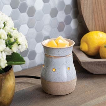 Wax Warmer: Rustic White Midsize