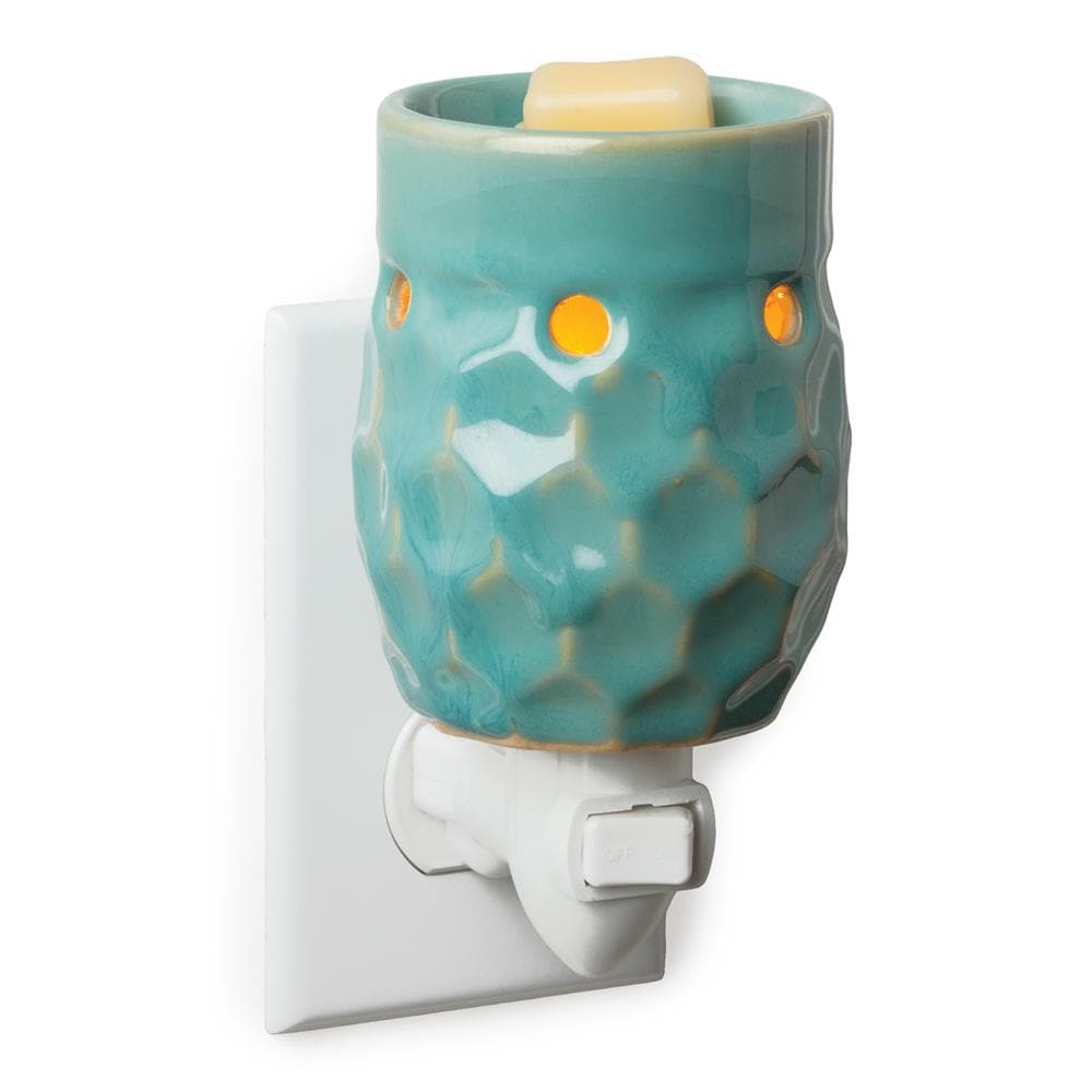 Honeycomb Turquoise Pluggable Fragrance Warmer