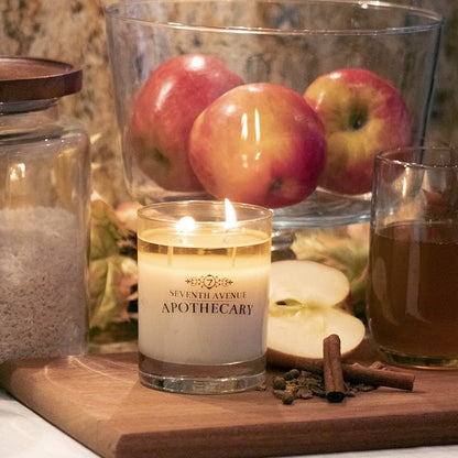 Cider + Mulled Spices Soy Wax Candle - Signature Glass