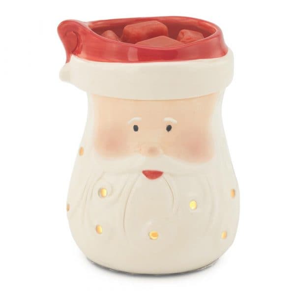 Santa Wax Warmer + 3 Pack of Wax Melt Chips Gift Set