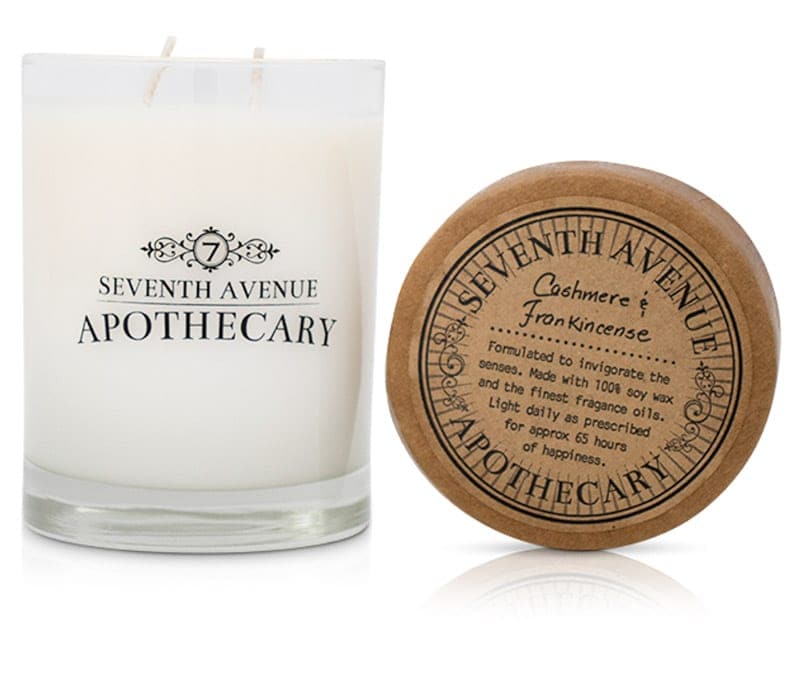 Cashmere + Frankincense Soy Wax Candle - Signature Glass – Seventh Avenue  Apothecary