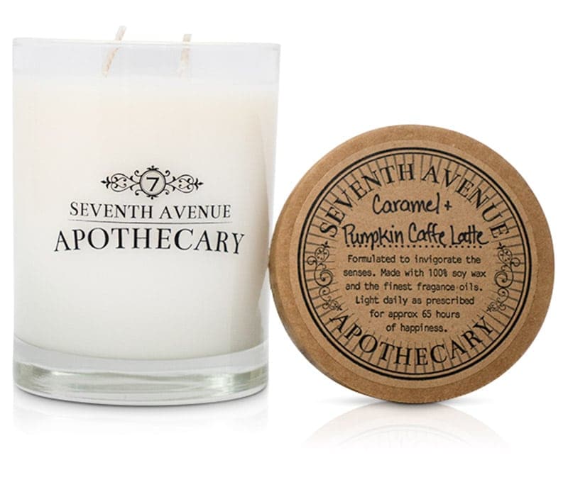 Caramel + Pumpkin Cafe Latte - Signature Glass Candle