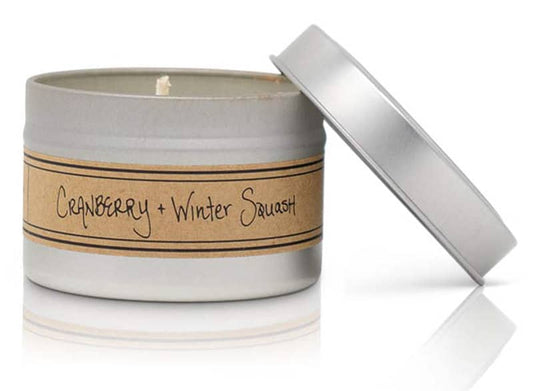 Cinnamon Whiskey + Spruce - Travel Tin Candle