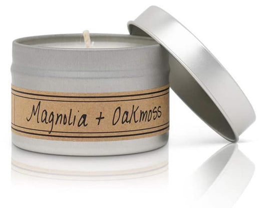 Magnolia + Oakmoss - Mini Tin Candle