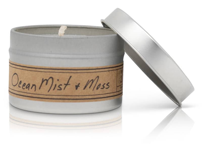 Ocean Mist + Moss - Mini Tin Candle