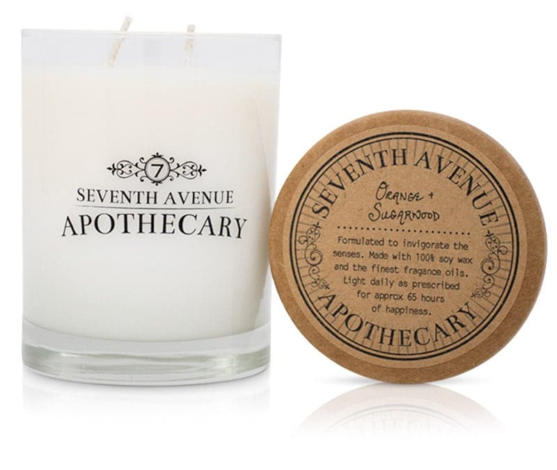 Orange + Sugarwood - Signature Glass Candle