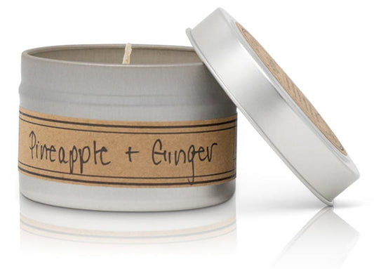 Pineapple + Ginger - Mini Tin Candle