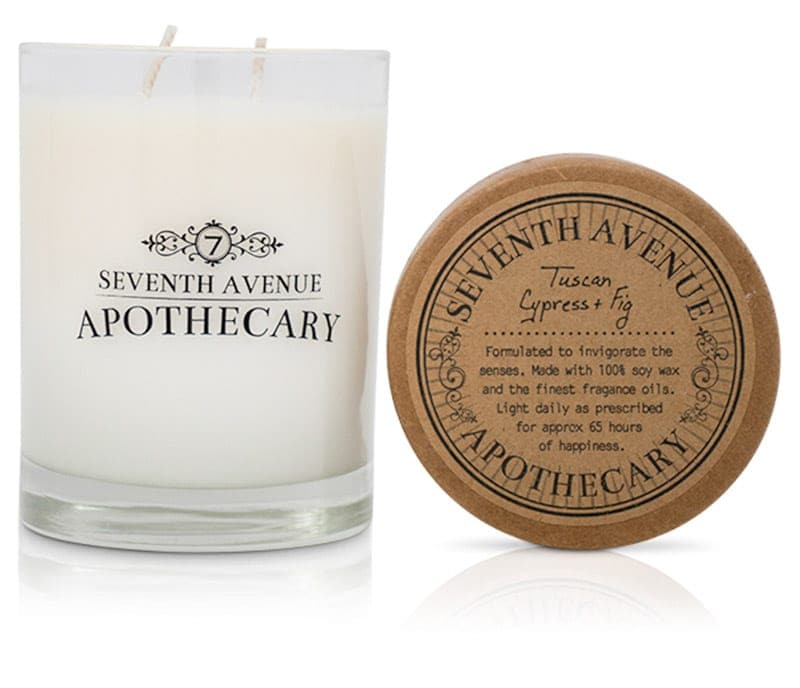 Tuscan Cypress + Fig - Signature Glass Candle