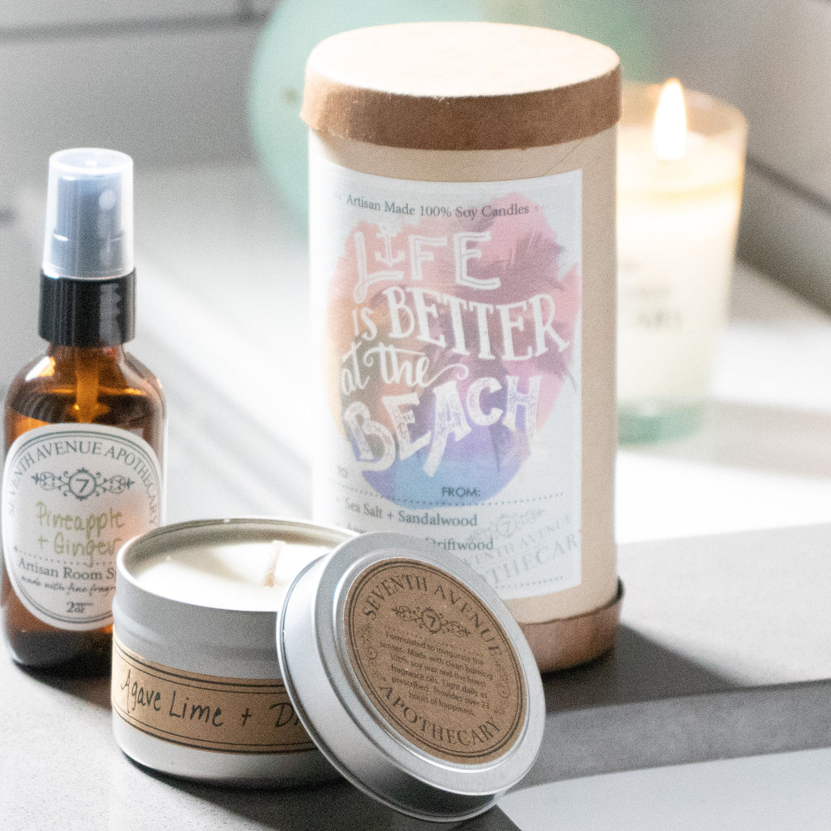 Candle And Room Spray Set