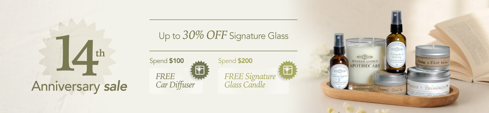 Signature Glass Candles