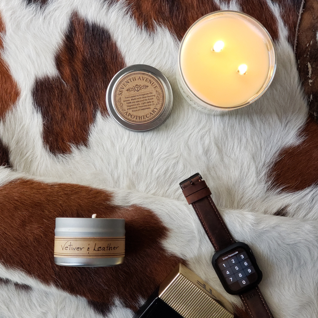 Vetiver + Leather