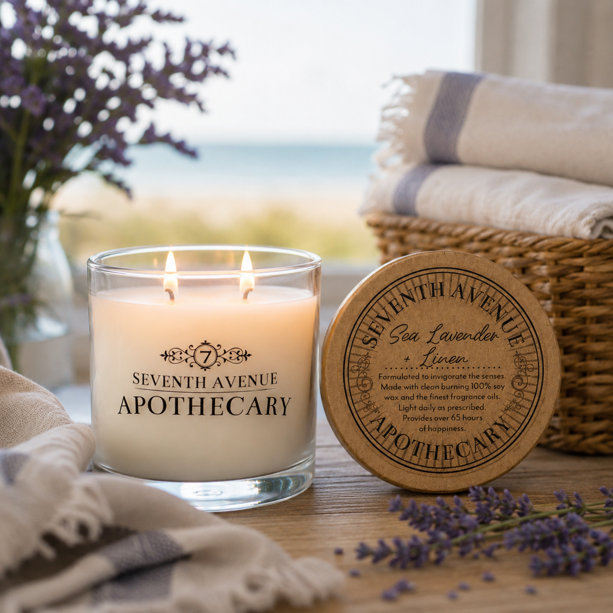Sea Lavender + Linen