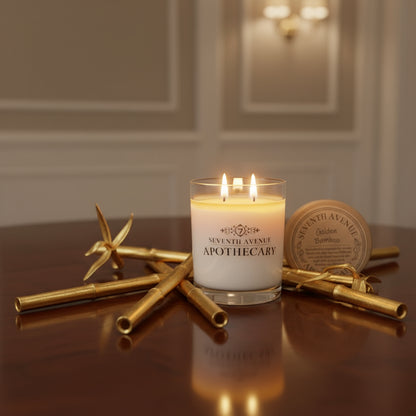 Golden Bamboo - Signature Glass Candle