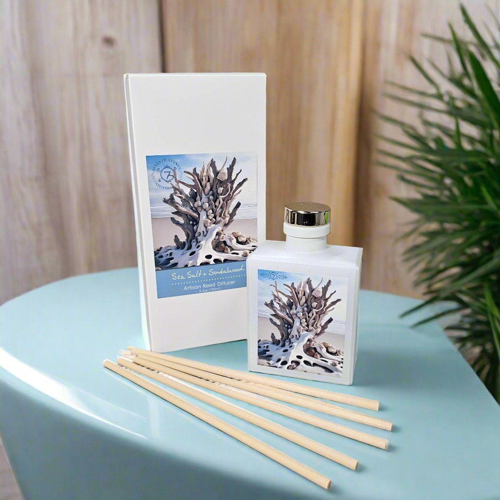 Sea Salt + Sandalwood - Reed Diffuser