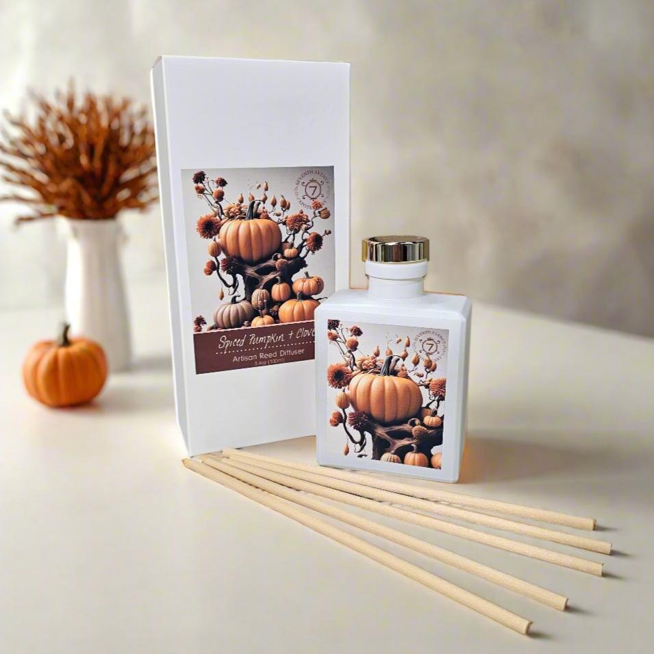 Spiced Pumpkin + Clove - Reed Diffuser