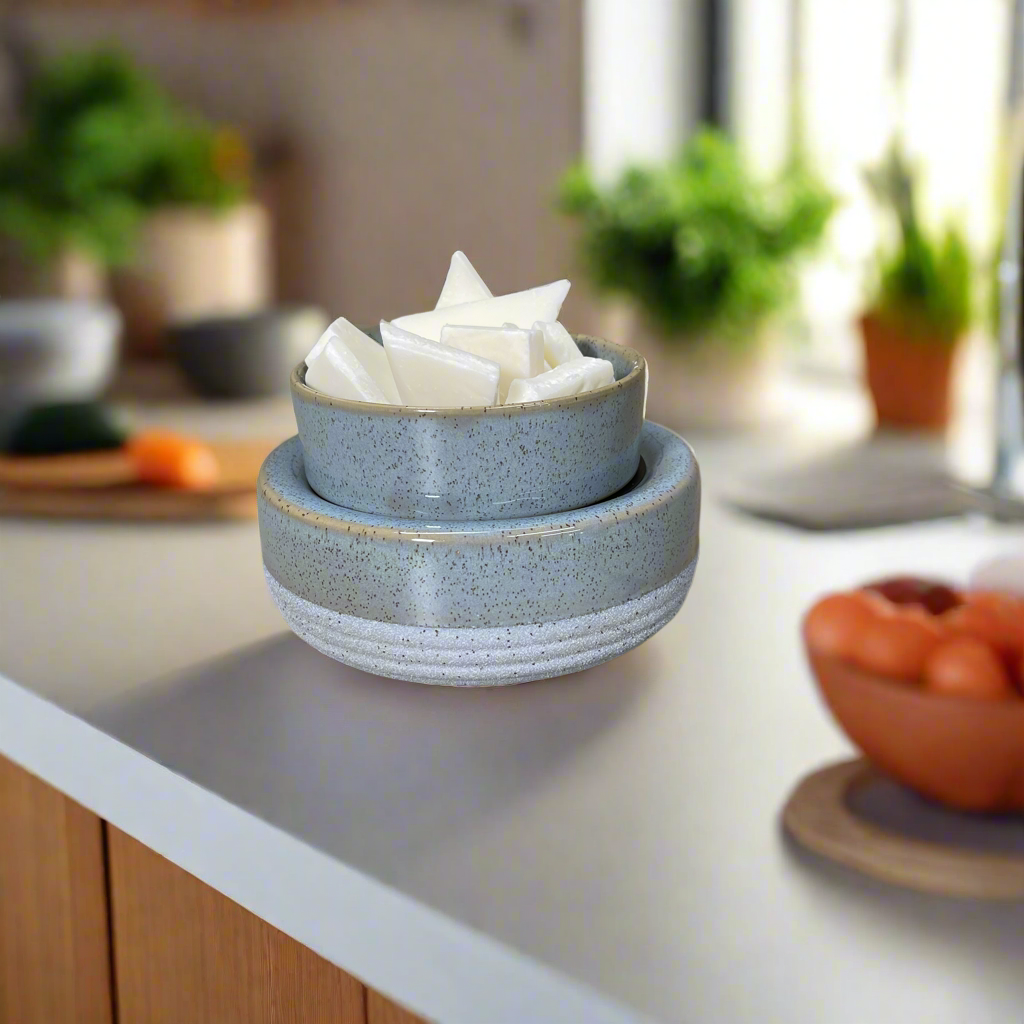 Light Blue Ceramic Wax Warmer