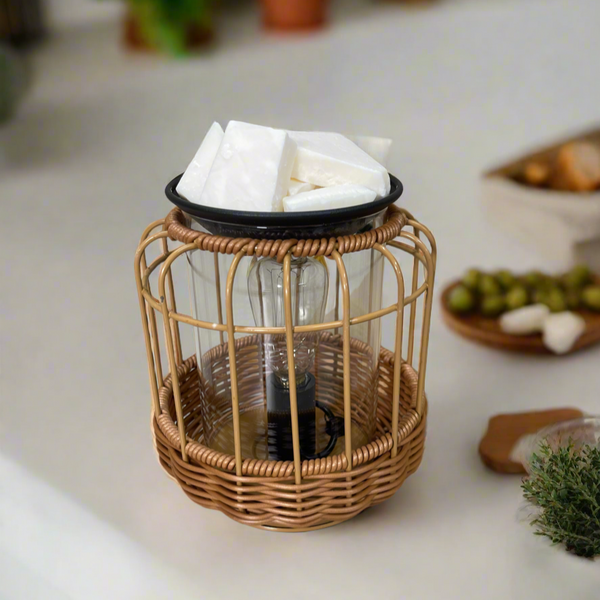 Natural Rattan Wax Warmer – Seventh Avenue Apothecary