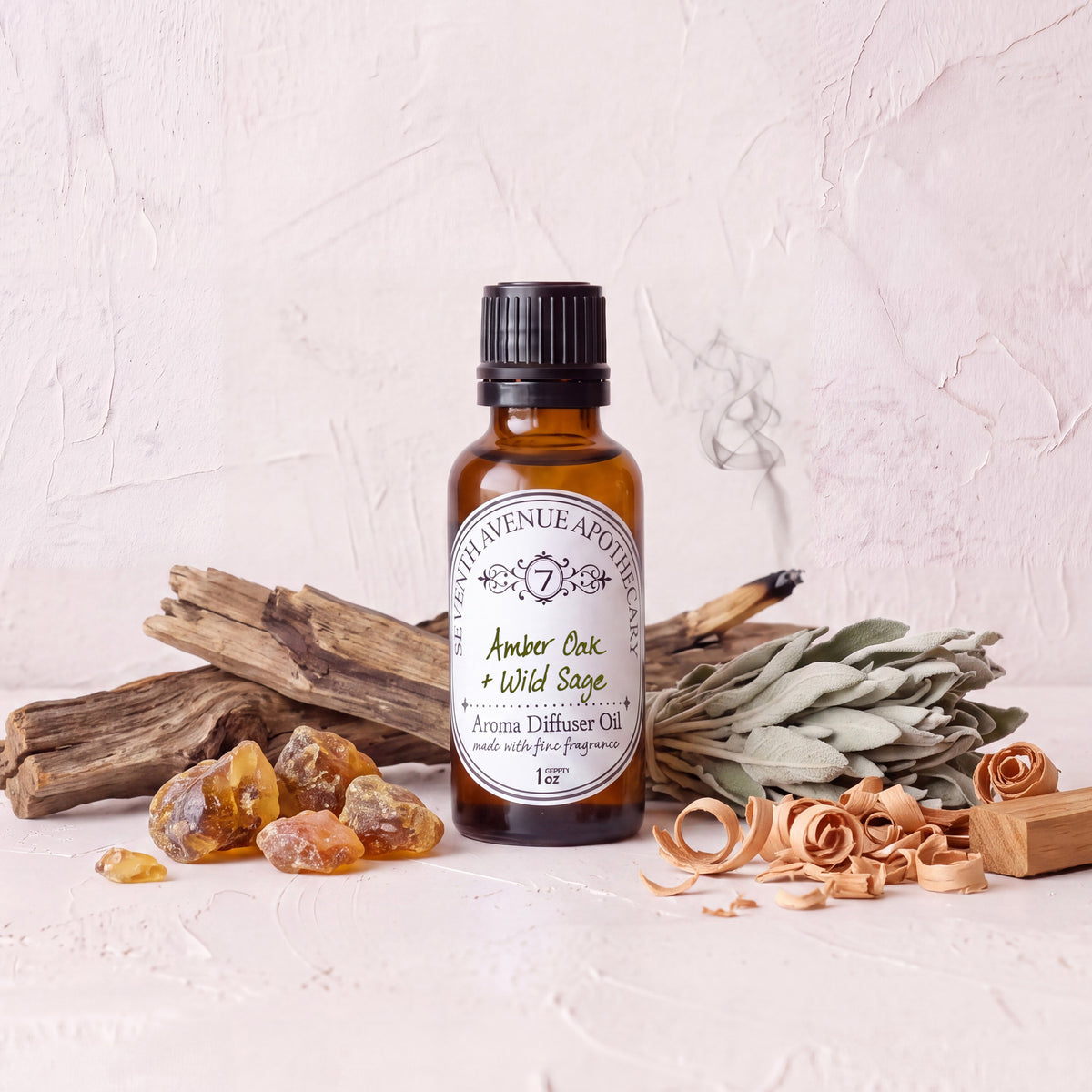 Amber Oak + Wild Sage - Aroma Diffuser Oil