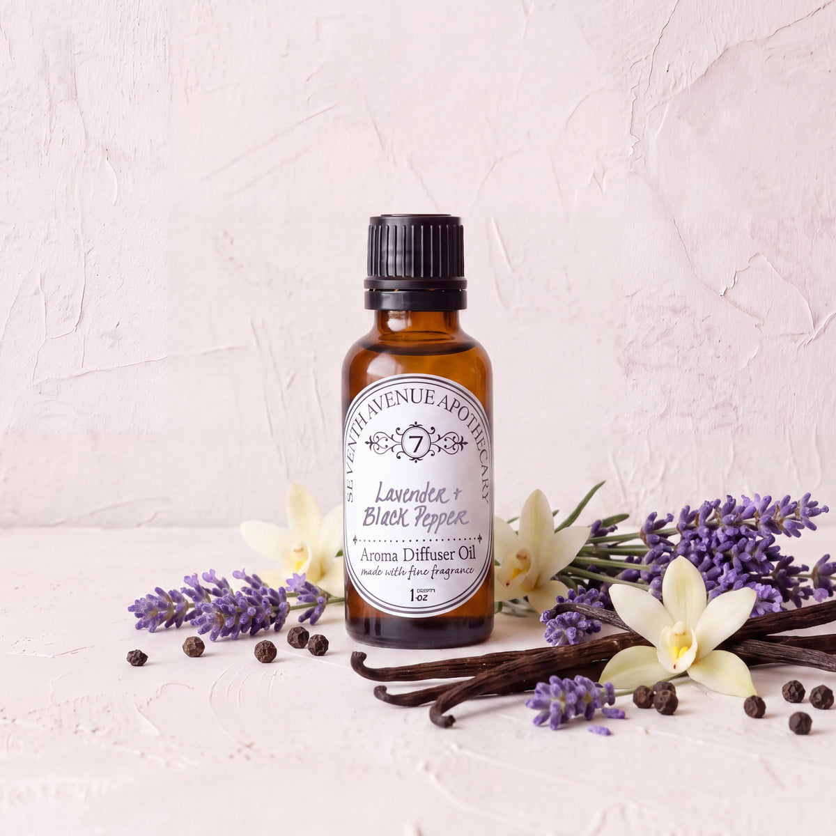 Lavender + Black Pepper - Aroma Diffuser Oil