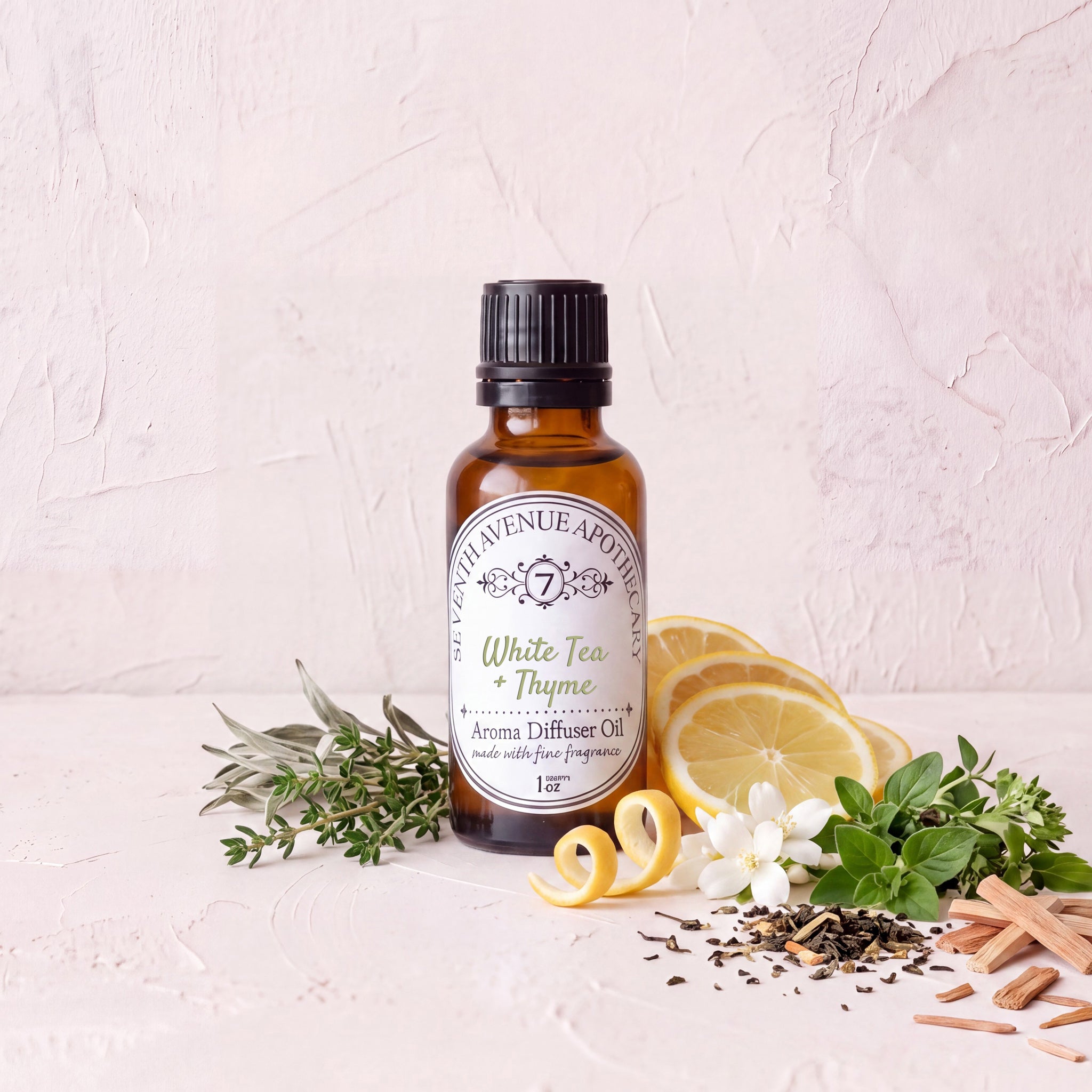 White Tea + Thyme - Aroma Diffuser Oil – Seventh Avenue Apothecary