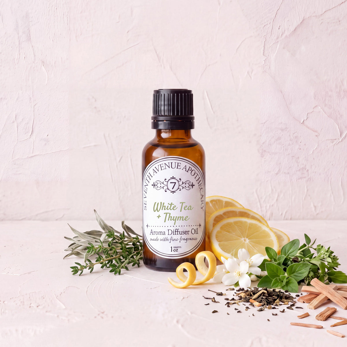 White Tea + Thyme - Aroma Diffuser Oil