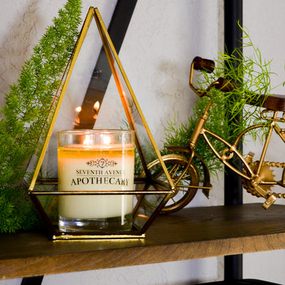 Amber Oak + Wild Sage -Signature Glass Candle