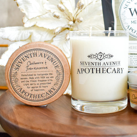 Cashmere + Frankincense Soy Wax Candle - Signature Glass