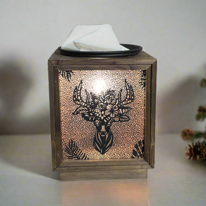 Oh Deer Wooden Wax Warmer