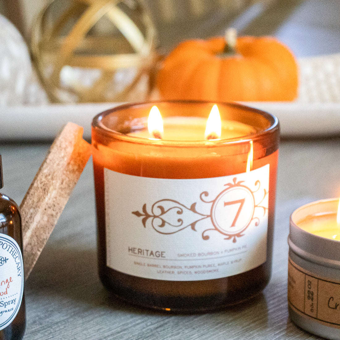 Heritage Modern Elixeur: Smoked Bourbon + Pumpkin Pie