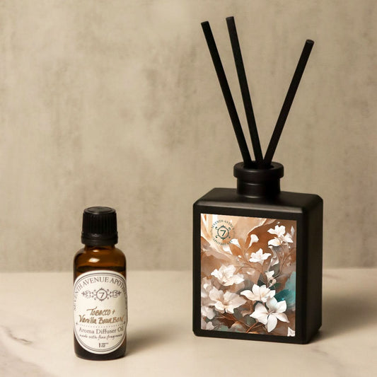 Tobacco + Vanilla Bourbon - Reed Diffuser