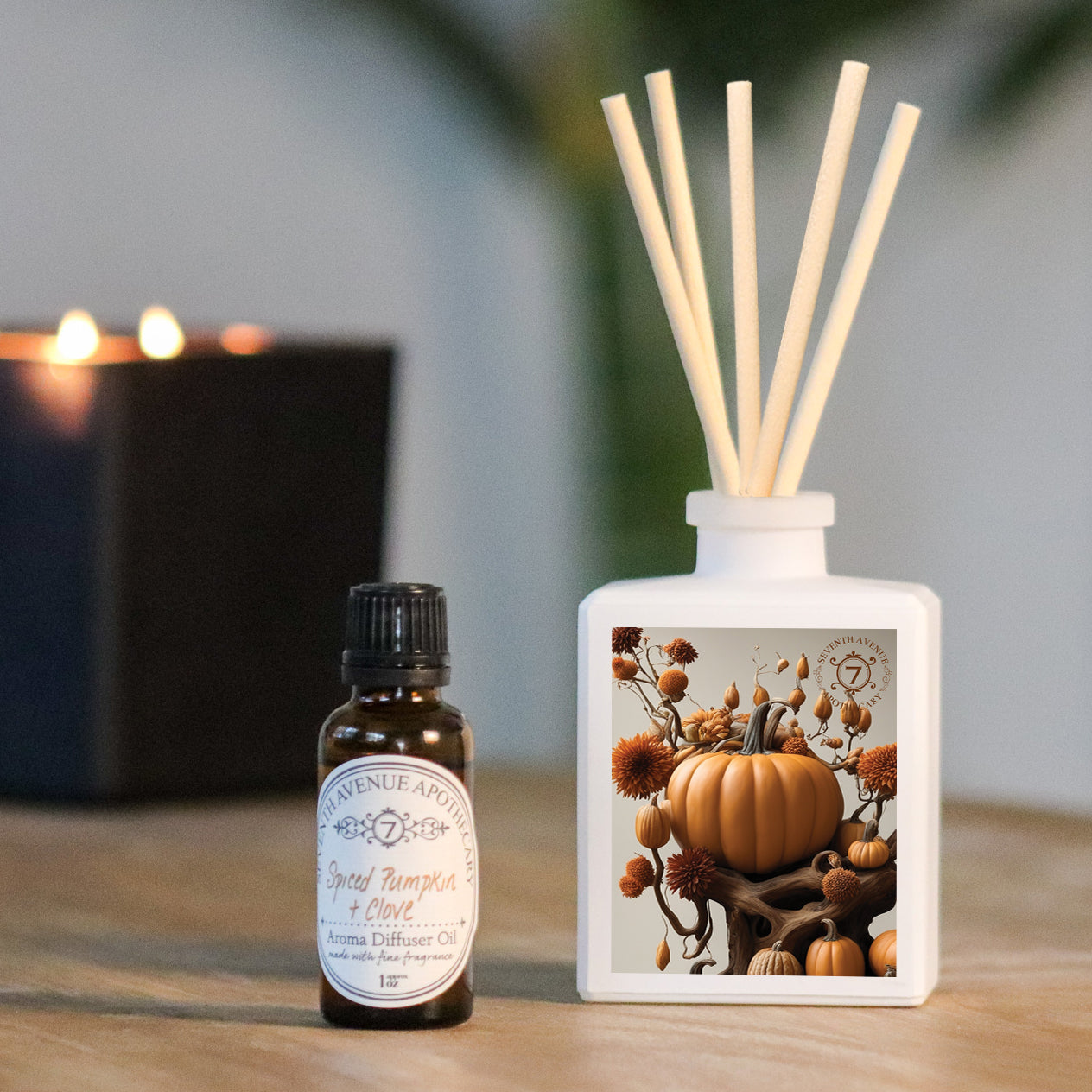 Spiced Pumpkin + Clove - Reed Diffuser