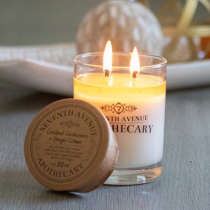 Candied Cardamom + Ginger Citron - Signature Glass Candle