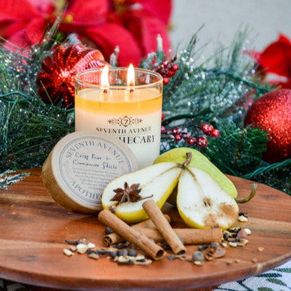 Crisp Pear + Cinnamon Stick Soy Wax Candle