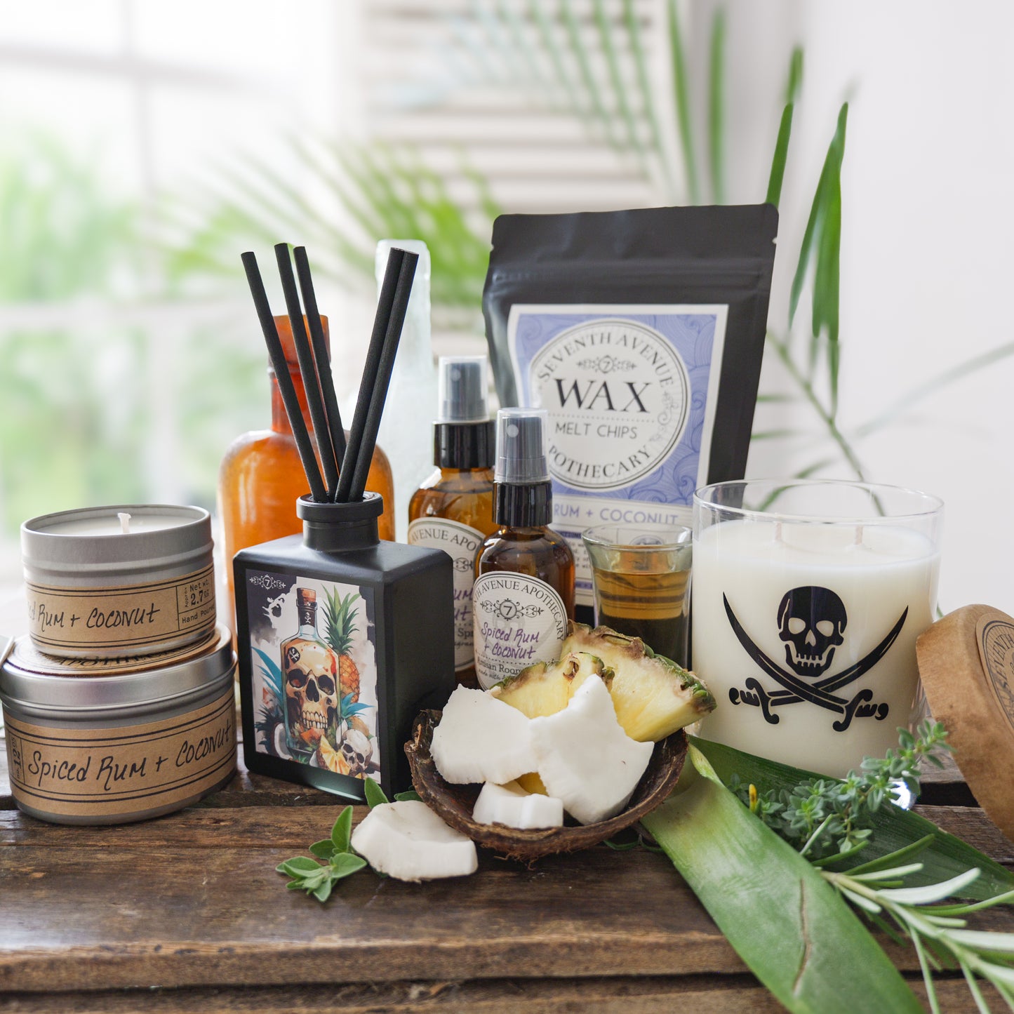 Spiced Rum + Coconut - Reed Diffuser